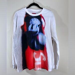 Supreme Bobsled L/S Top White FW20 Long Sleeve Tee Size Large